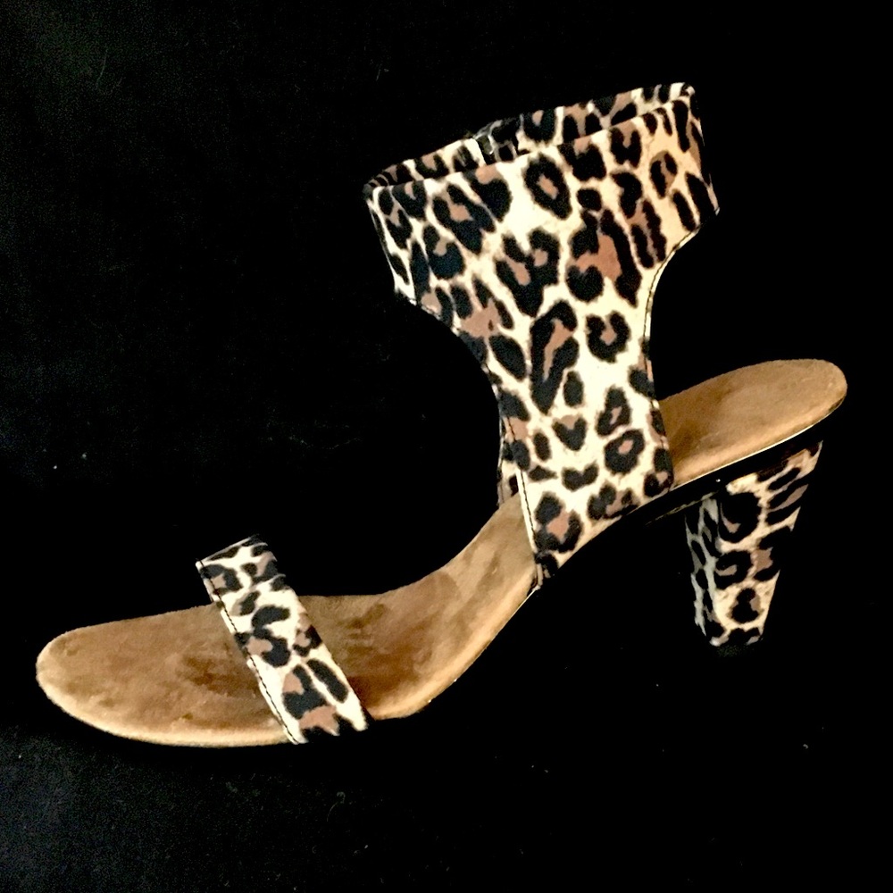 Onex leopard print heels